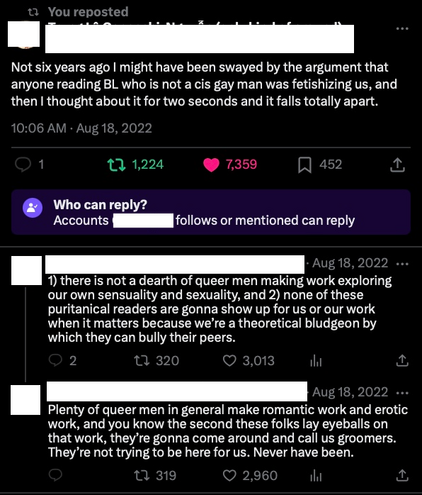 Deadass turned on the "My Brother's Husband" creator when they found out he made erotic works, too lmao